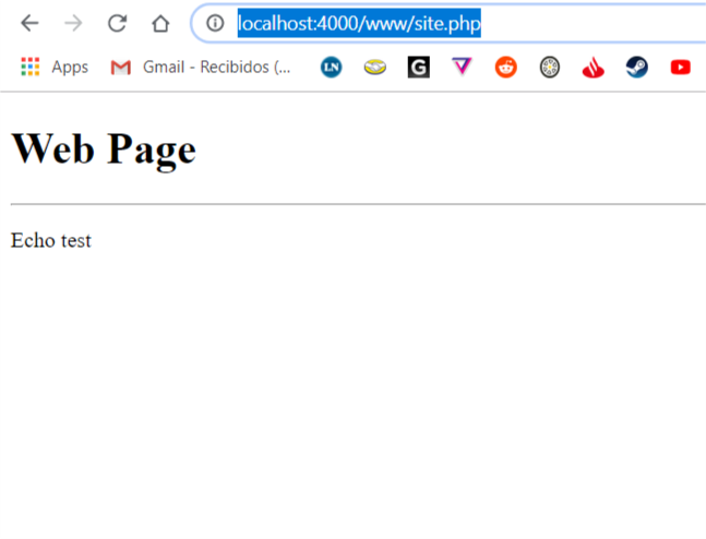 PHP TEST