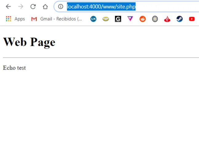 PHP TEST